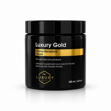 Mask luxury gold